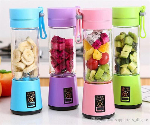 Portable Juicer Blender -6-blade Portable Home Usb Rechargeable