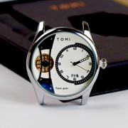 TOMI T-105 Face Gear Dual Strap Luxury Watch