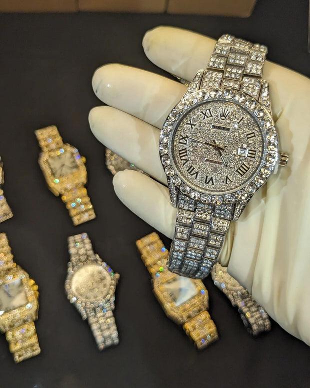 Rolex Date just BUST DOWN Golden (HIGH GRADE)