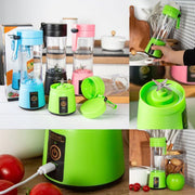 Portable Juicer Blender -6-blade Portable Home Usb Rechargeable