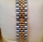 Rolex Watch | Double Tone Strap | Golden Dial