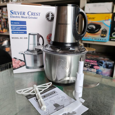 Silver Crest 3 Liter Chopper | 1000 Watt | 4 Blades